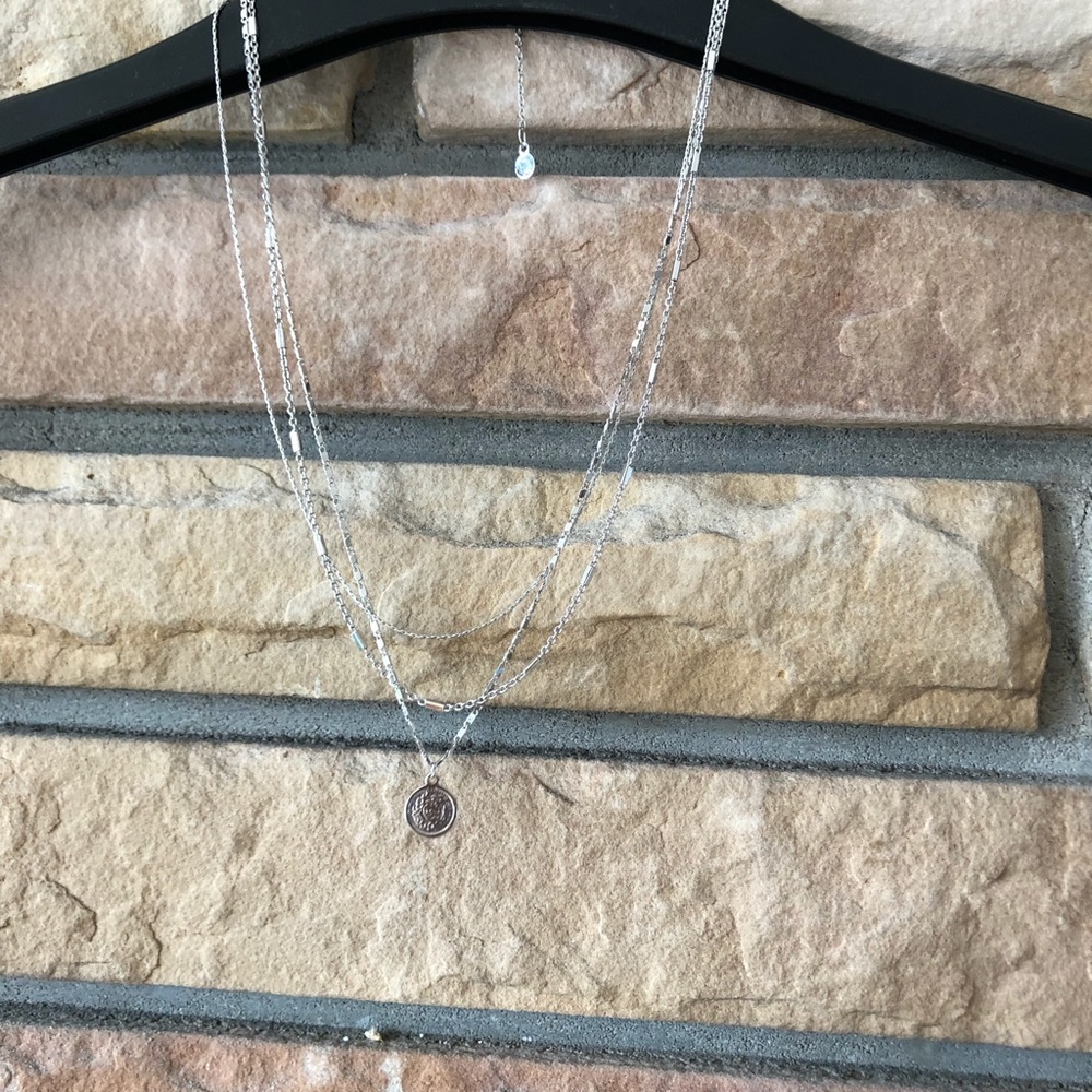 Silver tone necklace from Simons
